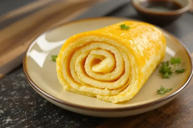和风玉子烧-蘑菇视频美食日常