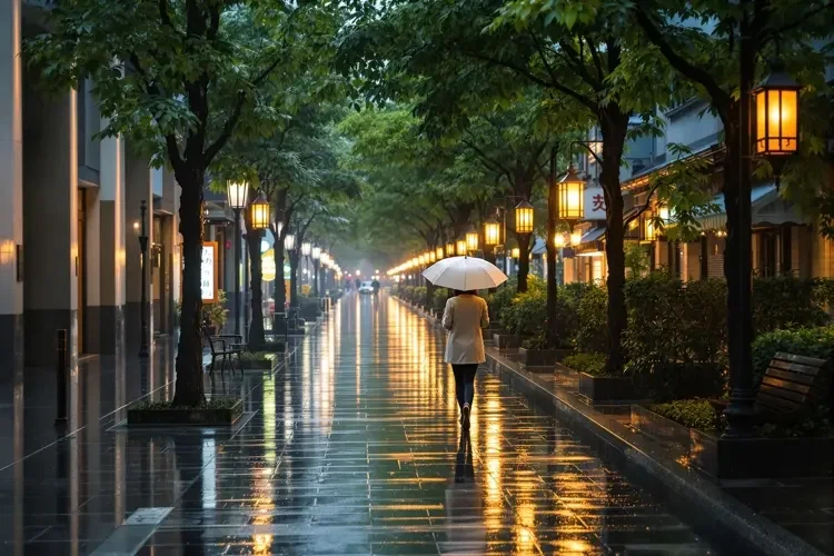 雨后城市的漫步时光-蘑菇视频今日新拍