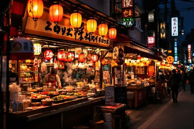 大阪街头的深夜食堂-蘑菇视频旅拍手记